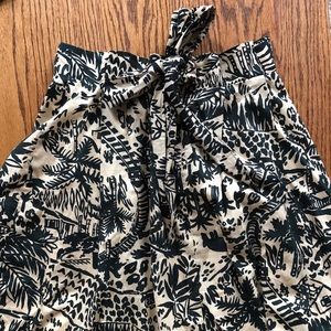 Anthropologie High waisted skirt with bow
